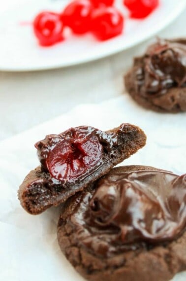 Buried Cherry Cookies from TheFoodCharlatan.com