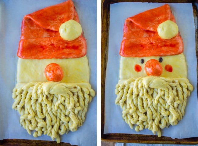 Golden Santa Bread from The Food Charlatan