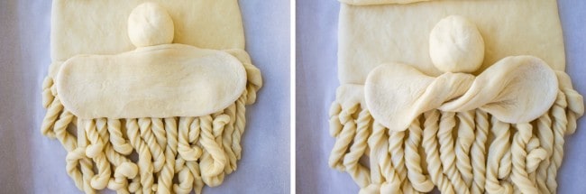 Golden Santa Bread from The Food Charlatan
