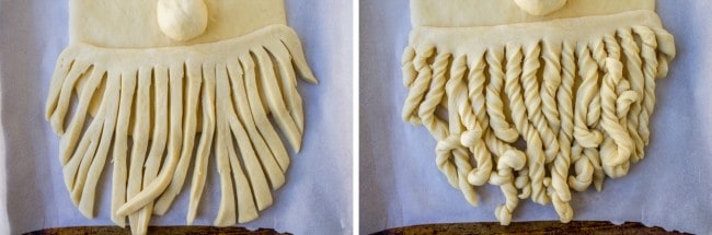Golden Santa Bread from The Food Charlatan