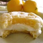 Lemon Crinkle Cookies with Lemon Frosting from TheFoodCharlatan.com