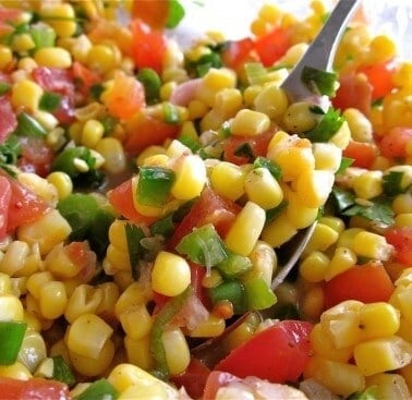 Corn Salsa with Lime from TheFoodCharlatan.com