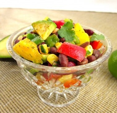 Mexican Bean Salad from TheFoodCharlatan.com