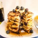 Lemon Blueberry Pancakes from TheFoodCharlatan.com