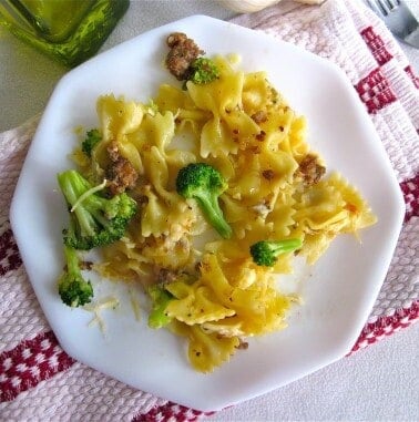 Spicy Sausage and Broccoli Pasta from The Food Charlatan