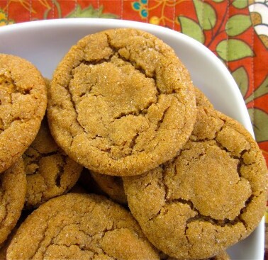 Soft Ginger Cookies from The Food Charlatan