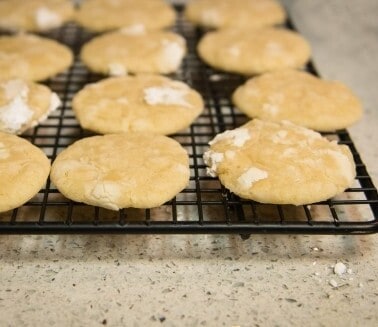 Vanilla Bean Crinkle Cookies from The Food Charlatan