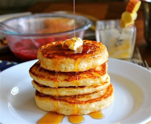 Good Old Fashioned Pancakes from TheFoodCharlatan.com