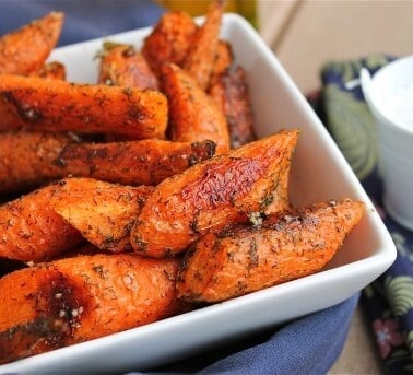 Roasted Carrots with Dill from The Food Charlatan