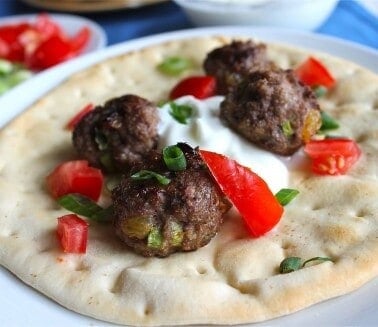 Lamb Meatball Gyros from TheFoodCharlatan.com