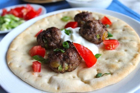 Lamb Meatball Gyros from TheFoodCharlatan.com