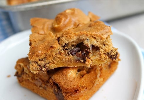 Mud Hen Bars (Chocolate Chip Marshmallow Meringue Bars) from TheFoodCharlatan.com