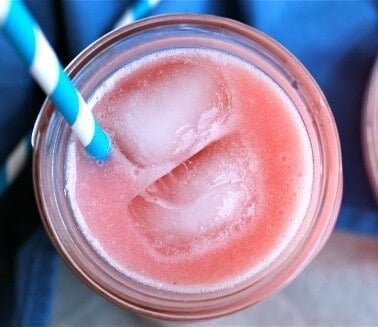 Strawberry Rhubarb Italian Creme Sodas from The Food Charlatan
