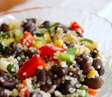 Black Bean & Couscous Salad from TheFoodCharlatan.com