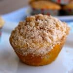 Rhubarb Cream Cheese Muffins from The Food Charlatan