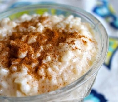 Vanilla Coconut Rice Pudding from The Food Charlatan
