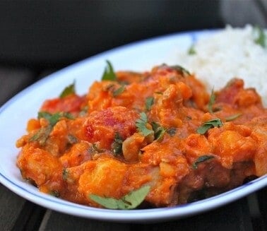 Thai Red Chicken with Cherry Tomatoes from The Food Charlatan