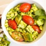 Grilled Corn, Tomato, and Mozzarella Salad from TheFoodCharlatan.com