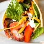 Barbeque Pork Tenderloin Wraps