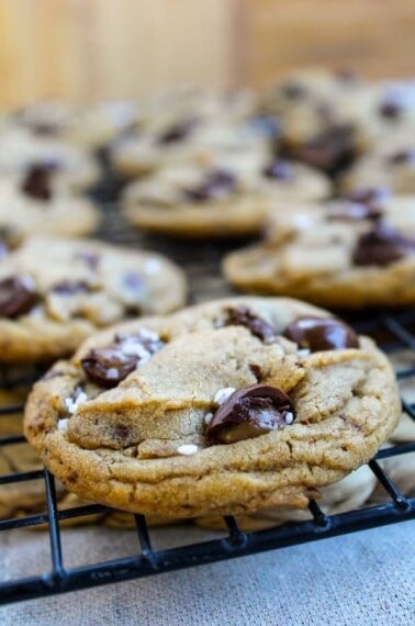 Brown Butter Sea Salt Butterscotch Cookies from TheFoodCharlatan.com