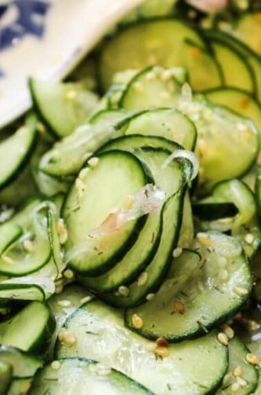 Asian Marinated Cucumber Salad