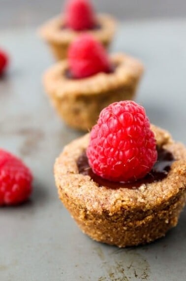 Secret-Ingredient Chocolate Pecan Bites (Gluten Free!) from The Food Charlatan