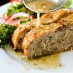 1770 House Meatloaf with Garlic Sauce