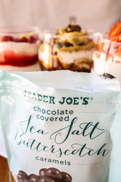 No Bake Cheesecake Parfait Bar