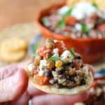 Fresh Bruschetta and Lentil Dip from TheFoodCharlatan.com