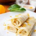 Meyer Lemon and Cardamom Crepes from TheFoodCharlatan.com