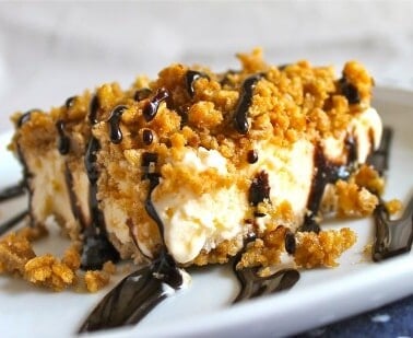 Krispie Ice Cream Squares from TheFoodCharlatan.com