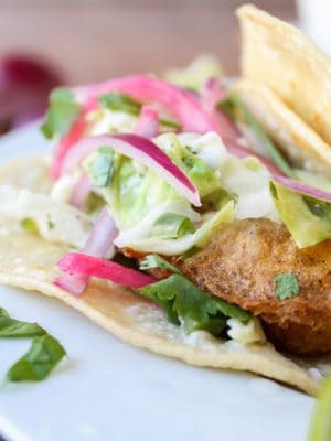 Beer-Battered Fish Tacos
