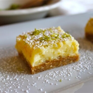 Creamy Lime Bars from TheFoodCharlatan.com