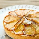 Maple Cheesecake with Roasted Pears from TheFoodCharlatan.com