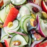 Pistachio-Pear Cucumber Salad | TheFoodCharlatan.com