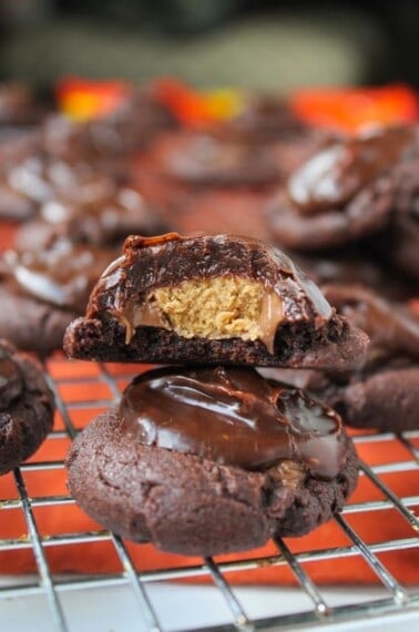 Buried Reeses Cookies from The Food Charlatan