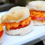 Pimiento Cheese, Tomato, and Biscuit Sandwiches