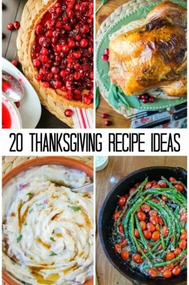 Thanksgiving Menu Recipe Round Up