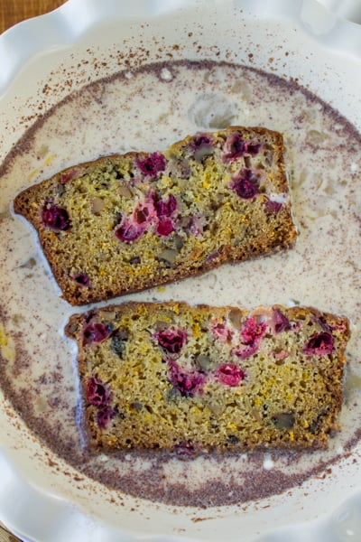 Cranberry Orange Walnut French Toast from The Food Charlatan