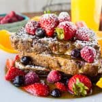 Cranberry Orange Walnut French Toast from The Food Charlatan