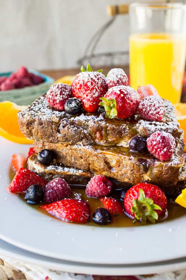 Cranberry Orange Walnut French Toast