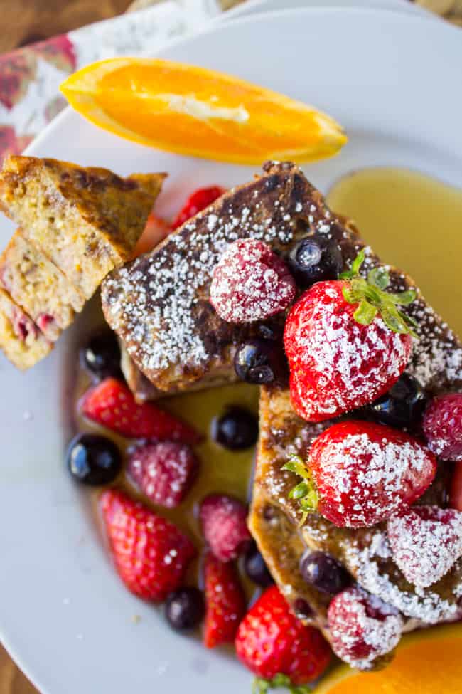Cranberry Orange Walnut French Toast