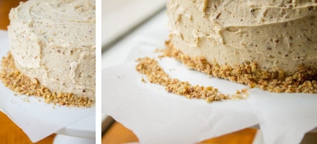 Cinnamon Cardamom Cake with Maple Pecan Frosting from The Food Charlatan
