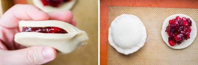 Cranberry Dulce de Leche Hand Pies from The Food Charlatan