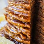 Gingerbread Pancakes with Lemon Syrup from The Food Charlatan