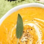 Roasted Butternut Squash Soup from The Food Charlatan