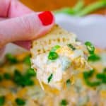 Cheesy Buffalo Chicken Dip from The Food Charlatan