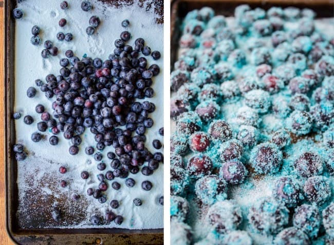 How to make Frozen Blueberries as Candy