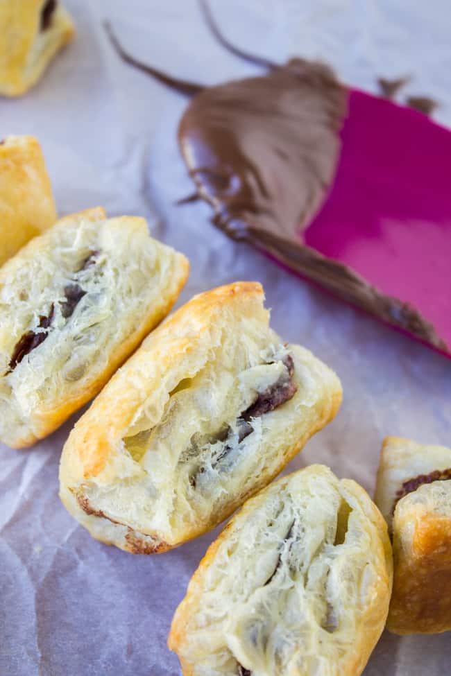 2 Ingredient Nutella Puffs from The Food Charlatan