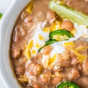 Traditional Tejano Beans from The Food Charlatan